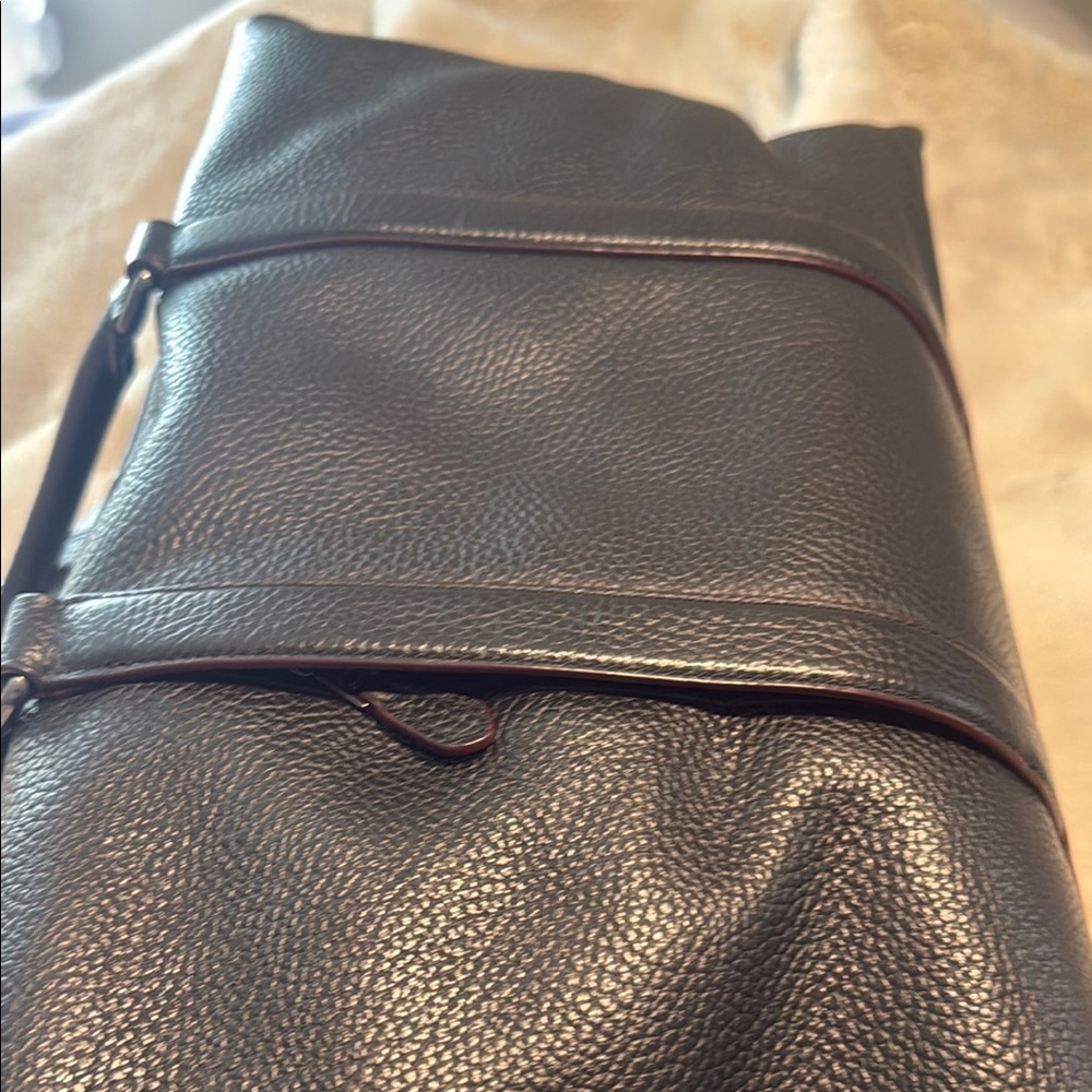 Coach Black Leather Duffel Bag - Picture 6 of 10